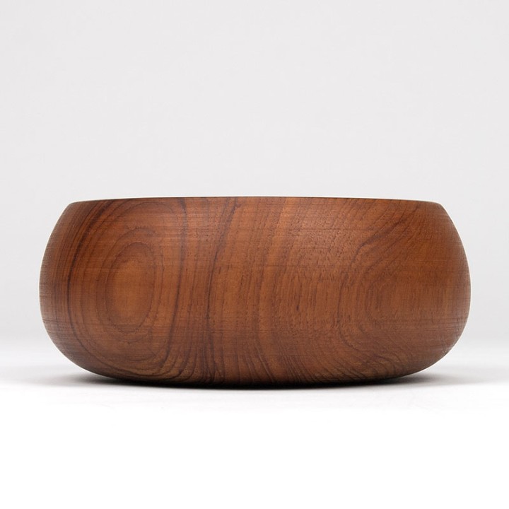 Mid-Century vintage teak serving bowl