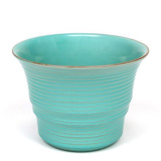 Grote vintage model bloempot Groninger aardewerk