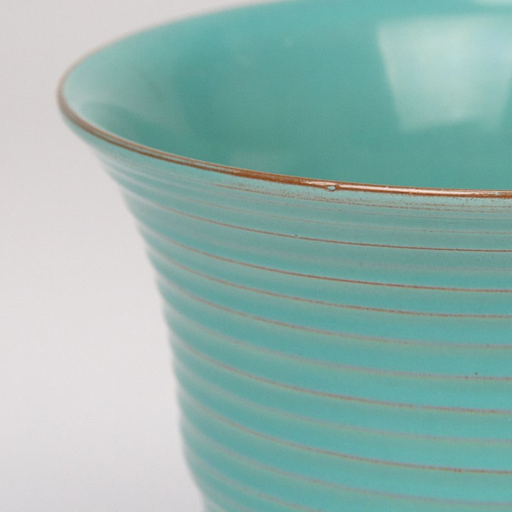 Grote vintage model bloempot Groninger aardewerk