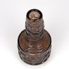 Brown Ruda vase Mid-Century design Göte Augustsson