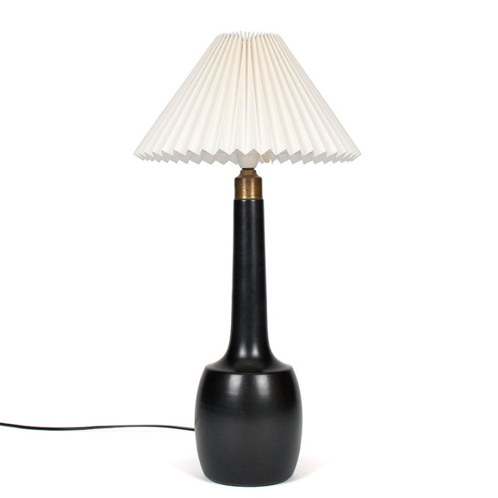 Esben Klint Mid-Century black table lamp for Palshus