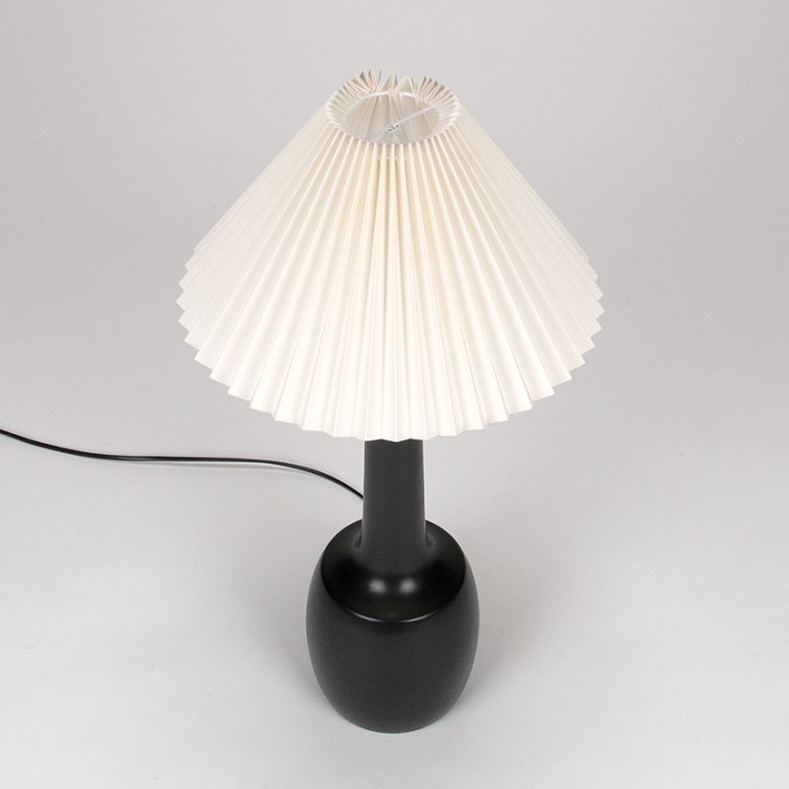 Esben Klint Mid-Century zwarte tafellamp voor Palshus