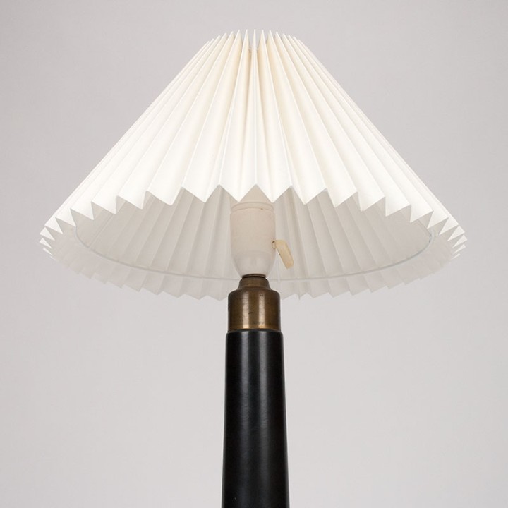 Esben Klint Mid-Century black table lamp for Palshus
