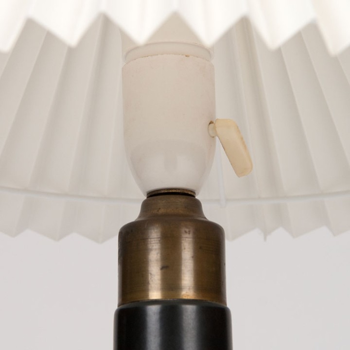 Esben Klint Mid-Century black table lamp for Palshus