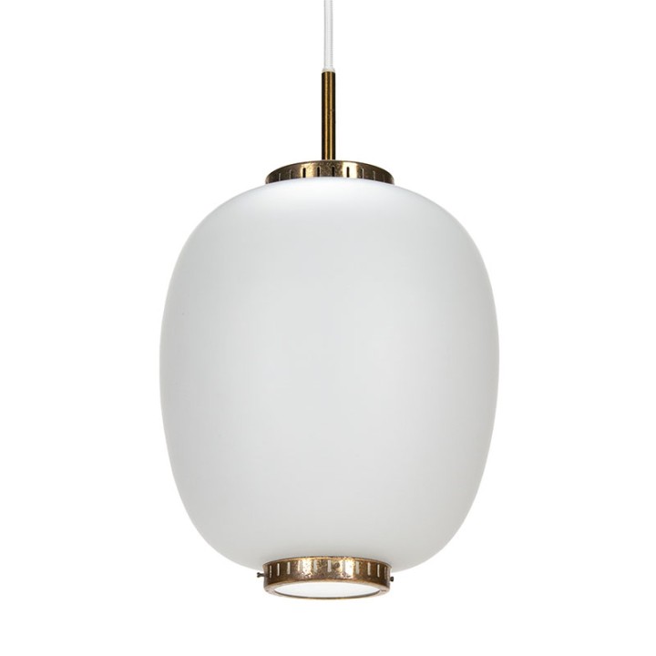 Vintage opaline glass Kina pendant design Bent Karlby