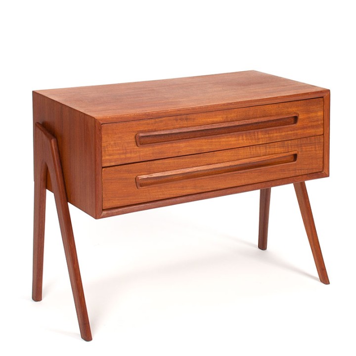 Teak vintage Mid-Century ladekastje A.P. 