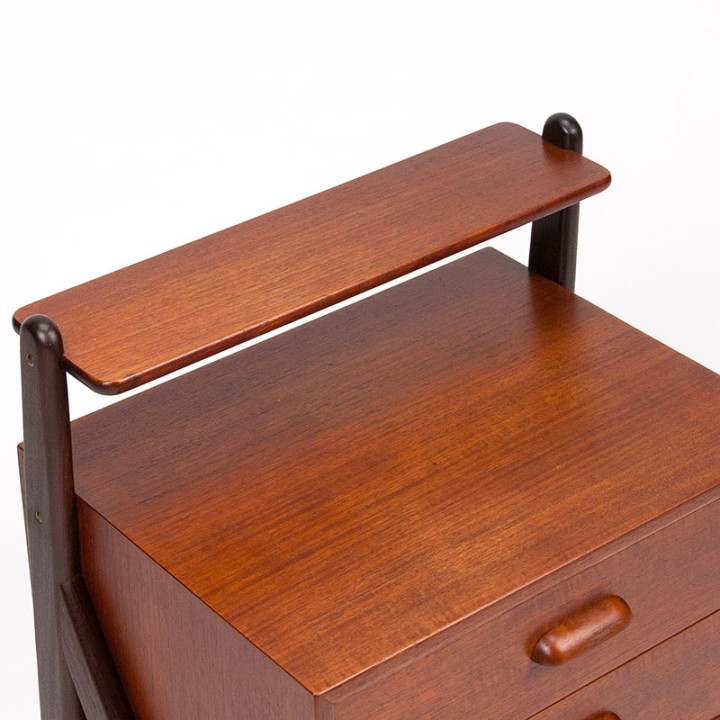 Sigfred Omann Mid-Century nachtkastje voor Ølholm Møbelfabrik