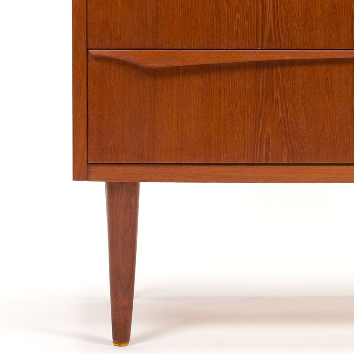 Ladekast Mid-Century vintage Deens model in teak