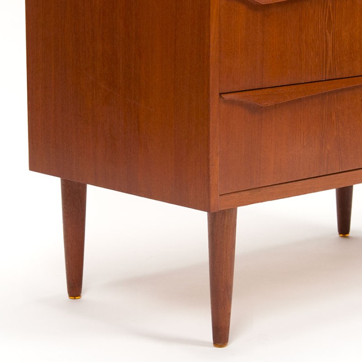 Ladekast Mid-Century vintage Deens model in teak