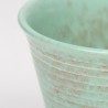 Green vintage flower pot small