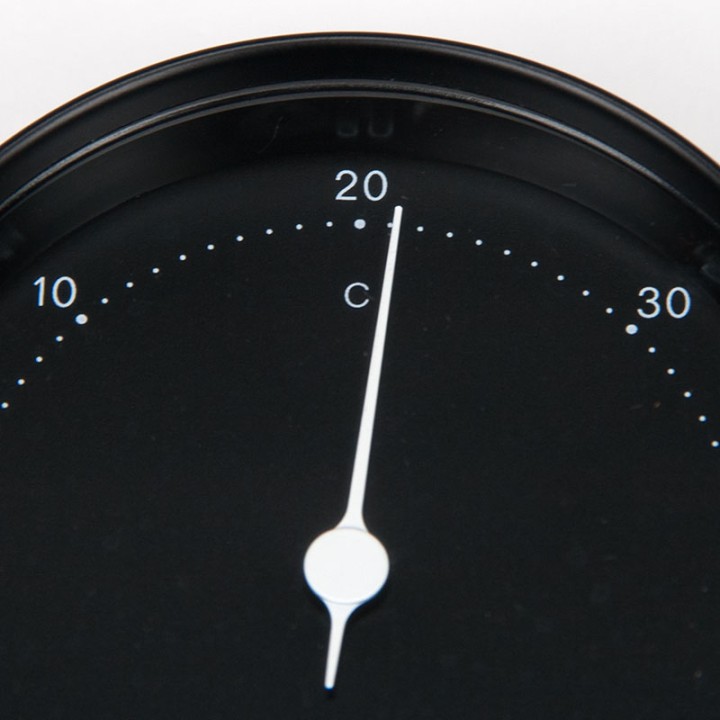 Henning koppel vintage thermometer voor Georg Jensen