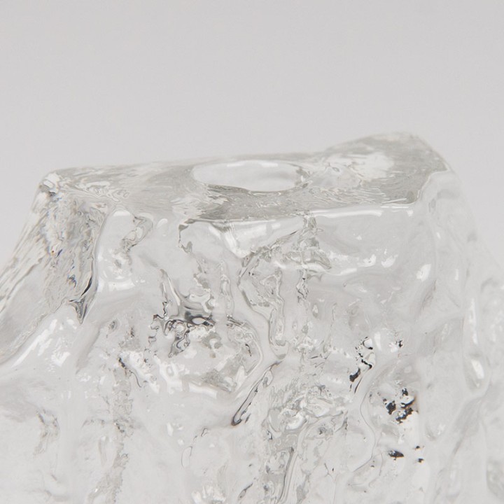 Glazen solifleur vintage model uit de Georgshütte