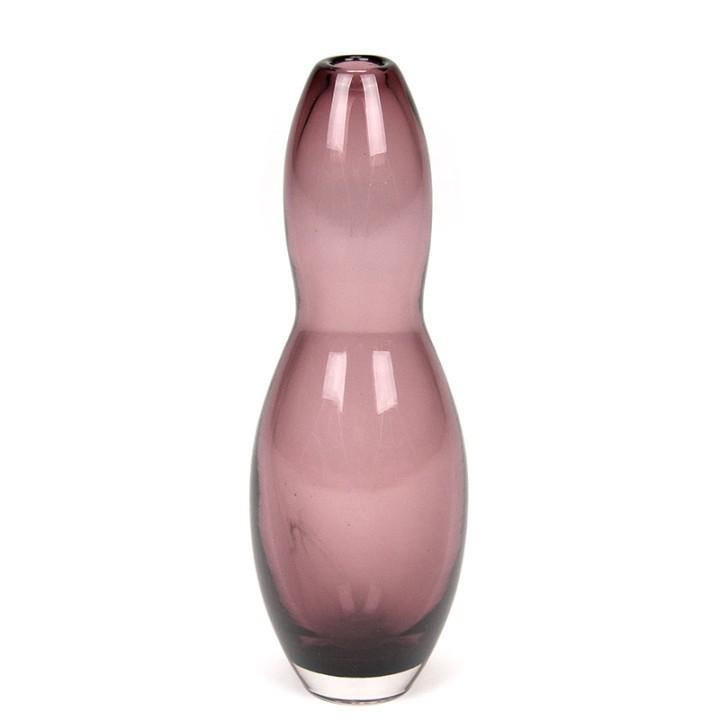 Paars glazen Mid-Century vaas van Hysteria