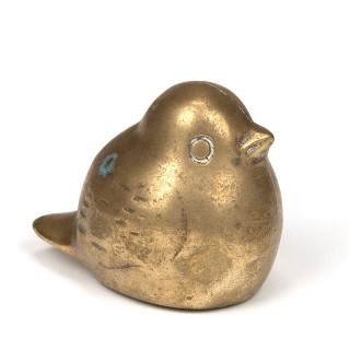 Small sparrow vintage in brass