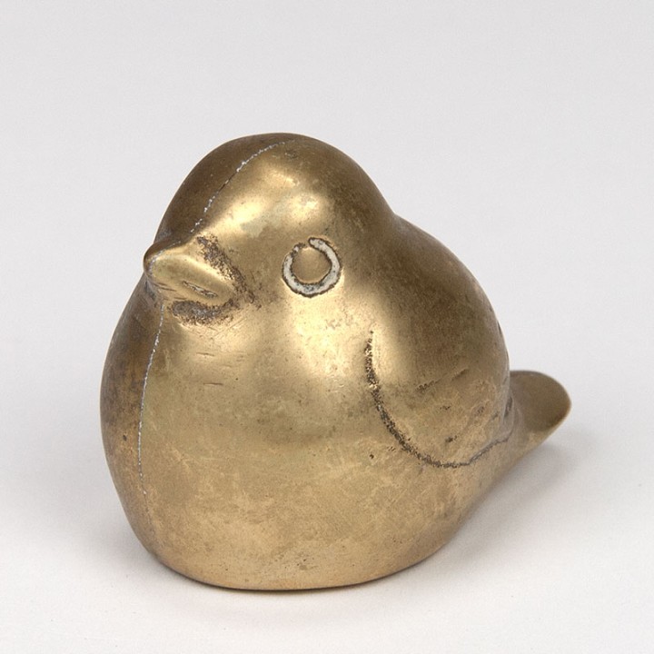 Small sparrow vintage in brass