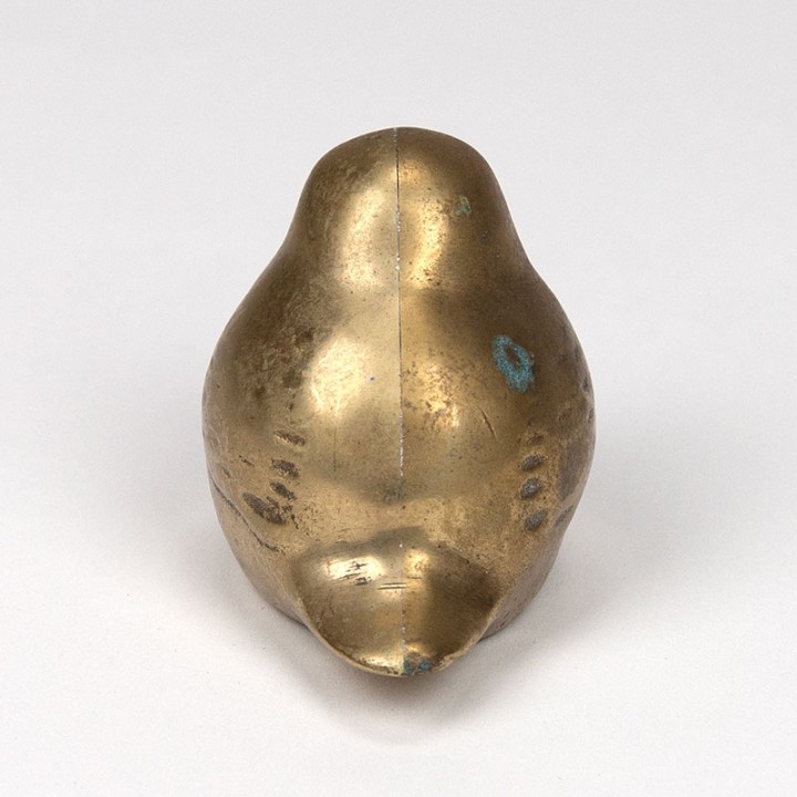 Klein musje vintage in messing