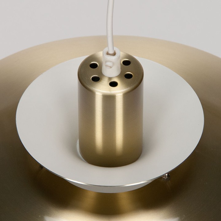 Danish Mid-Century pendant lamp brass-colored