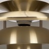 Danish Mid-Century pendant lamp brass-colored