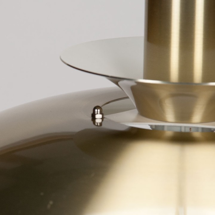 Danish Mid-Century pendant lamp brass-colored