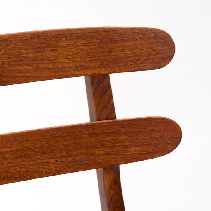 1950s Danish vintage dining table chair