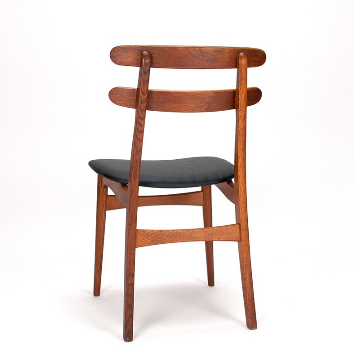 1950s Danish vintage dining table chair