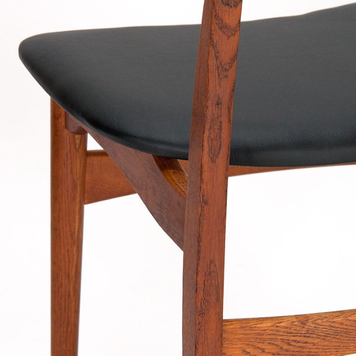 Vijftiger jaren Deense vintage eettafel stoel