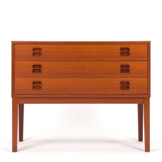 Deense Mid-Century ladekast ontwerp Erik Brouer