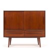 Mid-Century short model Danish cabinet/highboard in teak