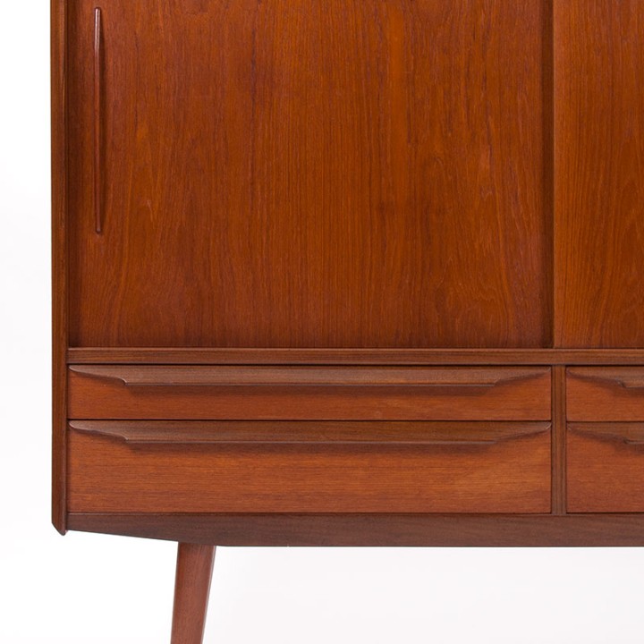 Mid-Century short model Danish cabinet/highboard in teak