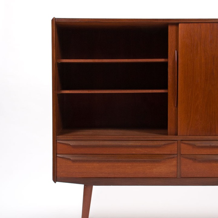 Mid-Century short model Danish cabinet/highboard in teak