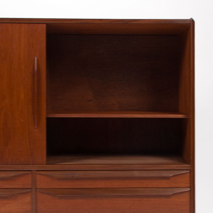 Mid-Century short model Danish cabinet/highboard in teak