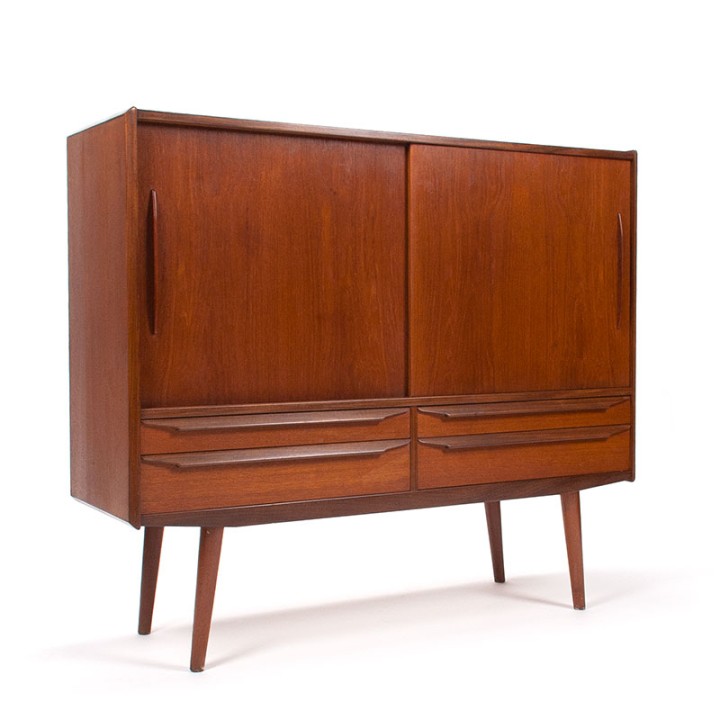 Mid-Century short model Danish cabinet/highboard in teak