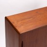 Mid-Century kort model Deense kast/ highboard in teak