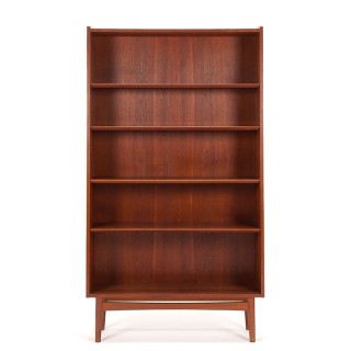 High model Mid-Century bookcase designed by Johannes Sorth