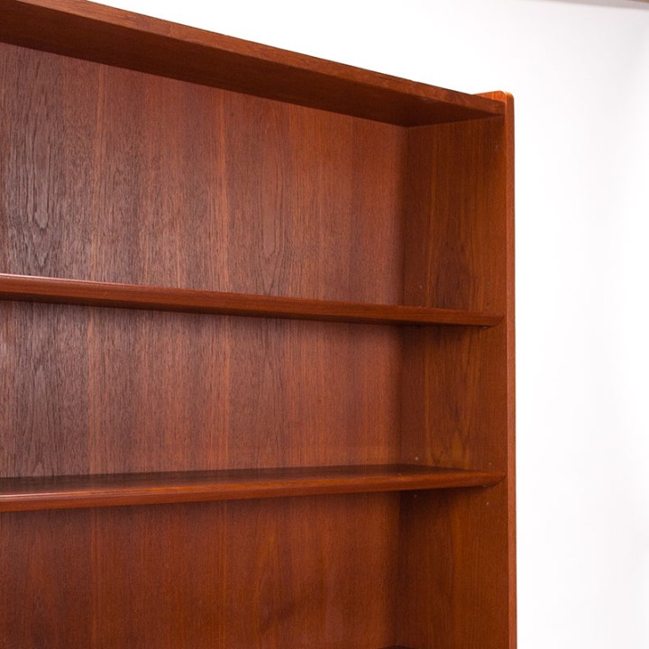 High model Mid-Century bookcase designed by Johannes Sorth