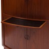 Johannes Andersen Deens Mid-Century design hoekkast in teak