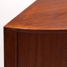 Johannes Andersen Danish Mid-Century design corner cabinet in