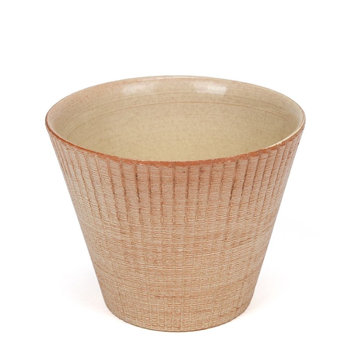 ADCO yellow model vintage small flower pot