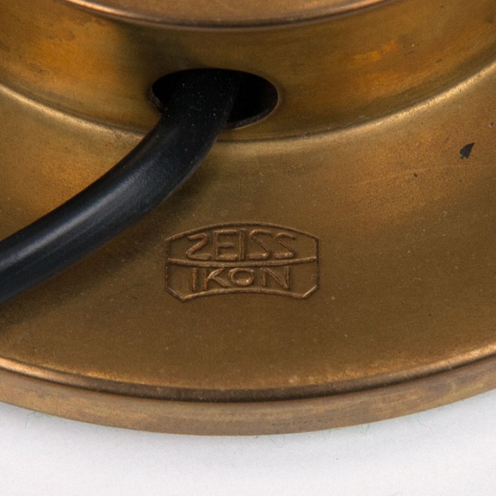 Zeldzame vintage tafellamp van Zeiss Ikon