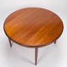 Mid-Century vintage round teak dining table by Gplan