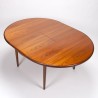Mid-Century vintage round teak dining table by Gplan