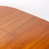 Mid-Century vintage ronde teakhouten eettafel van Gplan