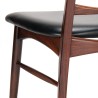 Niels Kofoed set of rosewood Mid-Century design chairs model Lis