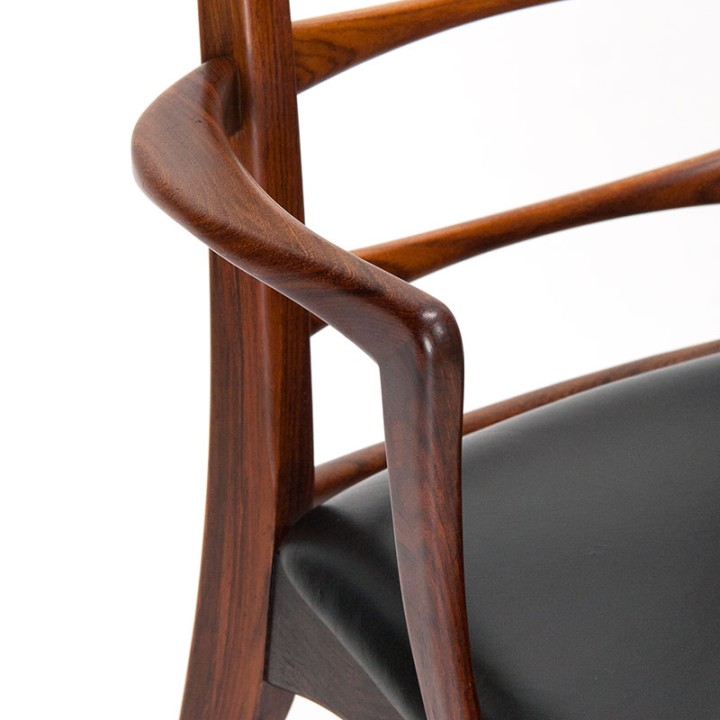 Niels Kofoed set of 2 rosewood Mid-Century design chairs model