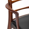 Niels Kofoed set van 2 palissander Mid-Century design stoelen