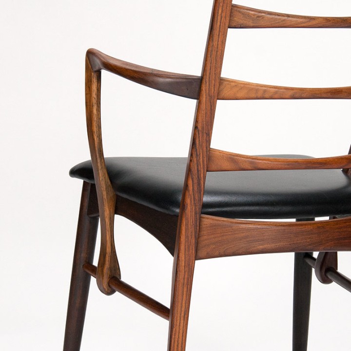 Niels Kofoed set of 2 rosewood Mid-Century design chairs model