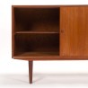Deens Mid-Century Modern vintage kort dressoir in teak
