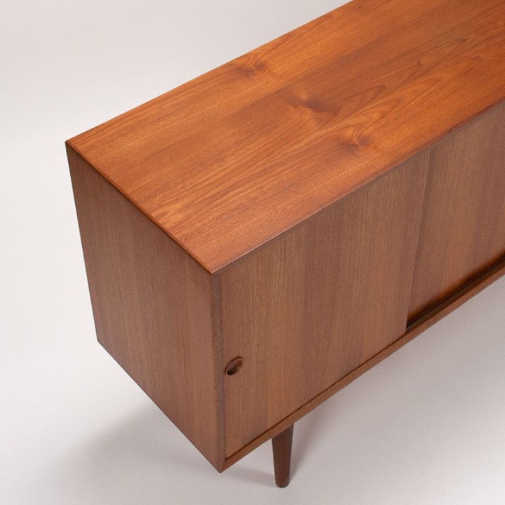 Danish Mid-Century Modern vintage short model sideboard in teak