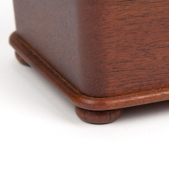Teak vintage small storage box