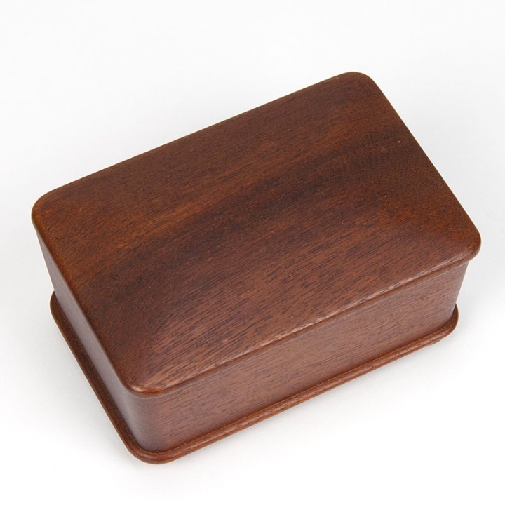 Teak vintage small storage box
